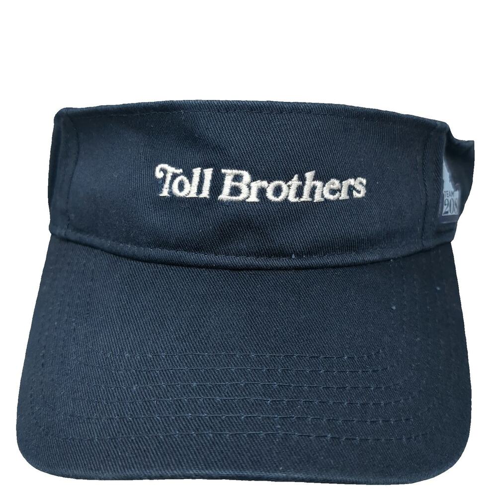 Big X Visor Blue One Size Toll Brothers Team 208 Idaho Cotton Strapback Hat